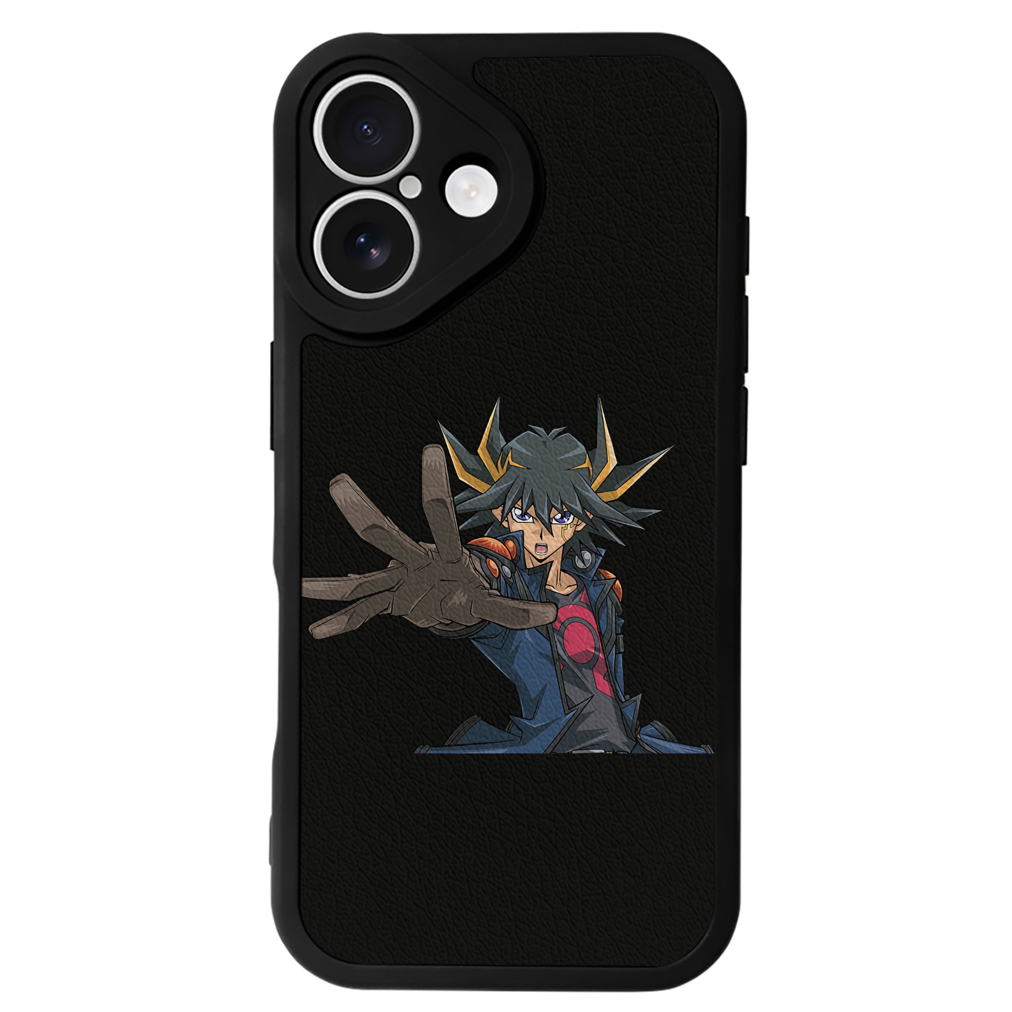 遊☆戯☆王 Yu-Gi-Oh! 【iPhone 16シリーズ対応】シリコンスマホケース（レザー調） 材質：シリコン